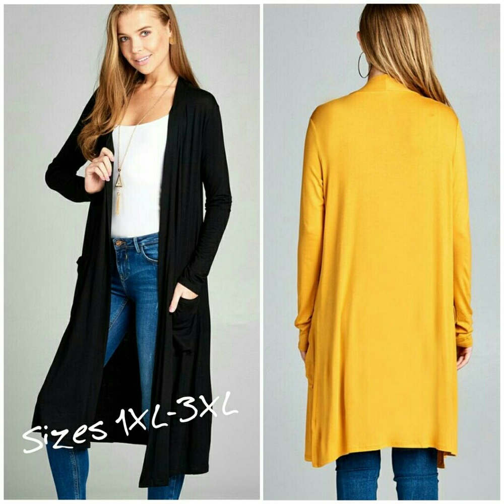 ➕ "Cara" Midi Cardigan - Picture 2 of 2